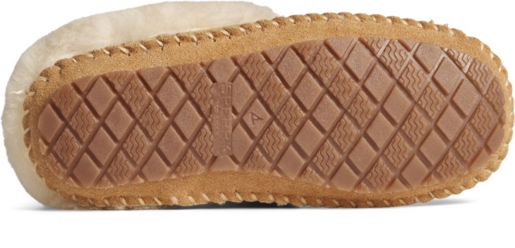 Sperry Shearling Clog Slipper Cinnamon