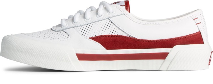 Sperry Soletide Retro Sneaker White Burgundy