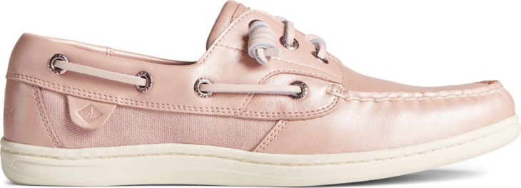 Sperry Songfish Pearlized Boat Shoe Rose