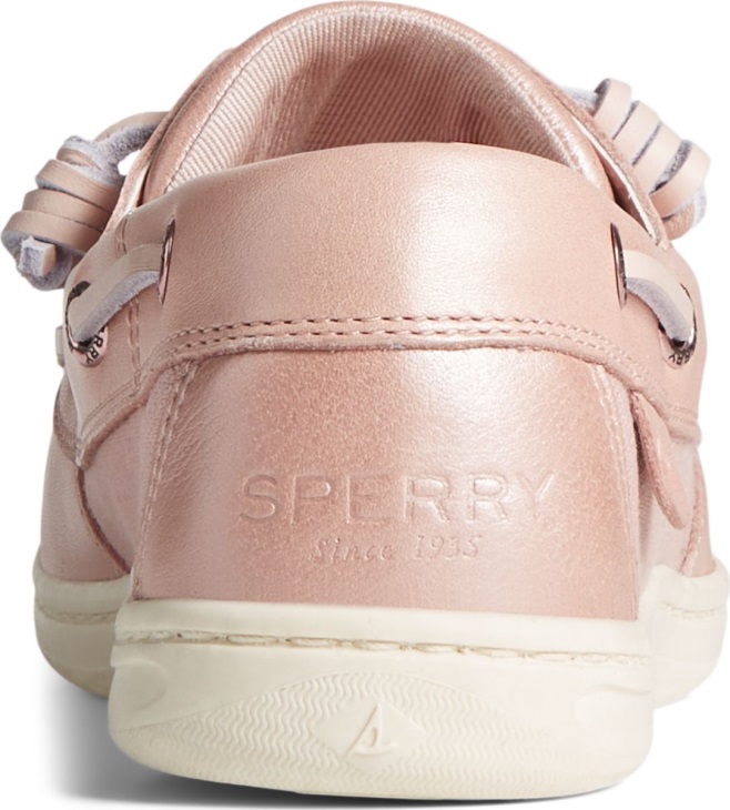 Sperry Songfish Pearlized Boat Shoe Rose