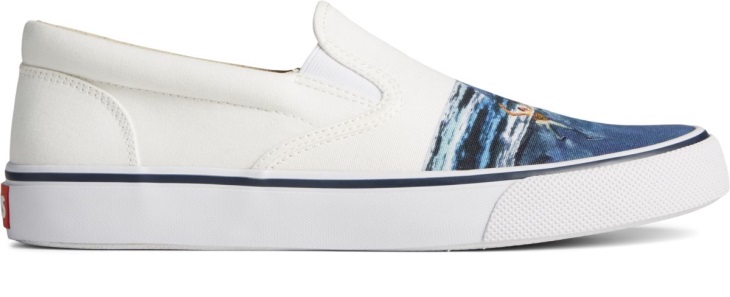 Sperry Sperry x JAWS Striper II Slip On Sneaker White