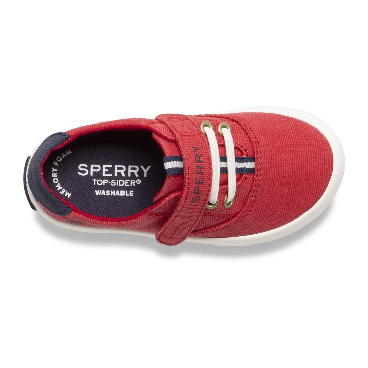 Sperry Spinnaker Washable Junior Sneaker Red