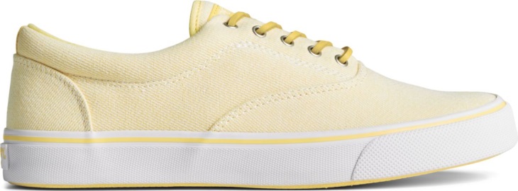 Sperry Striper II CVO Washed Twill Sneaker Yellow