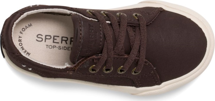 Sperry Striper II Junior Sneaker Kahlua