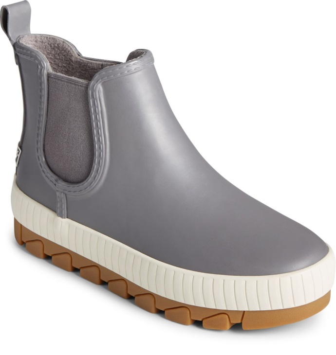 Sperry Torrent Chelsea Rain Boot Grey