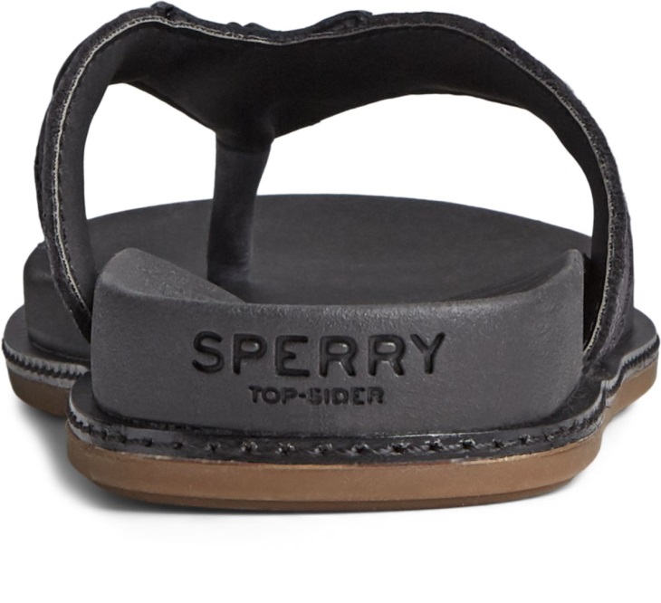 Sperry Waveside PLUSHWAVE Flip Flop Black