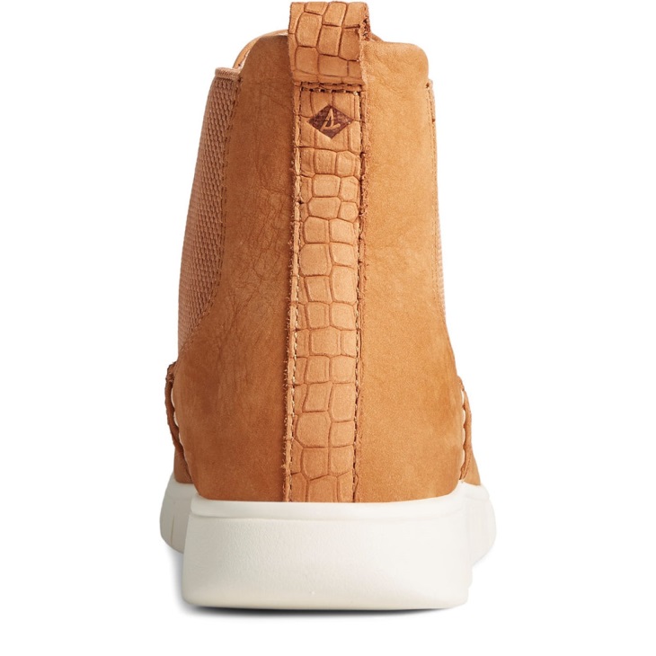 Sperry Women's Coastal Plushwave Chelsea Ankle Boots Tan