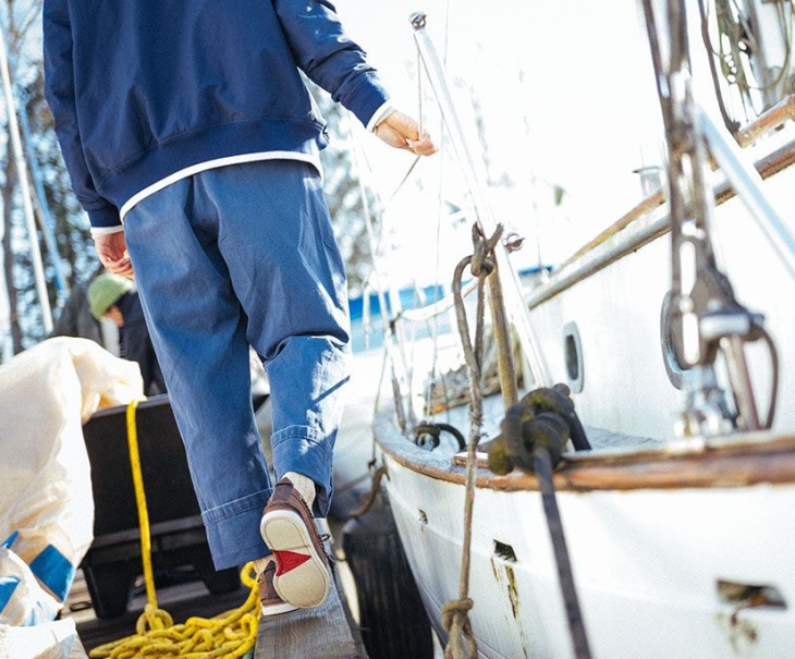 Sperry x Herschel Authentic Original 2-Eye Boat Shoe Sperry Navy