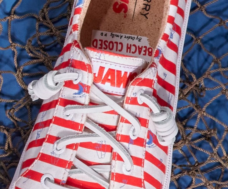 Sperry x JAWS Crest Vibe Stripe Sneaker Red Sperry