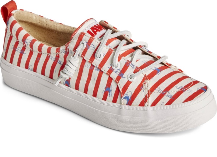 Sperry x JAWS Crest Vibe Stripe Sneaker Red Sperry