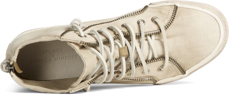 Sperry x Rebecca Minkoff Hightop Sneaker Tan Sperry