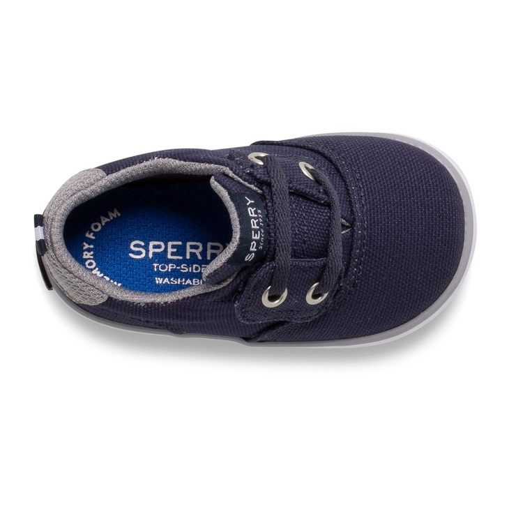 Spinnaker Crib Junior Washable Sneaker Sperry Navy
