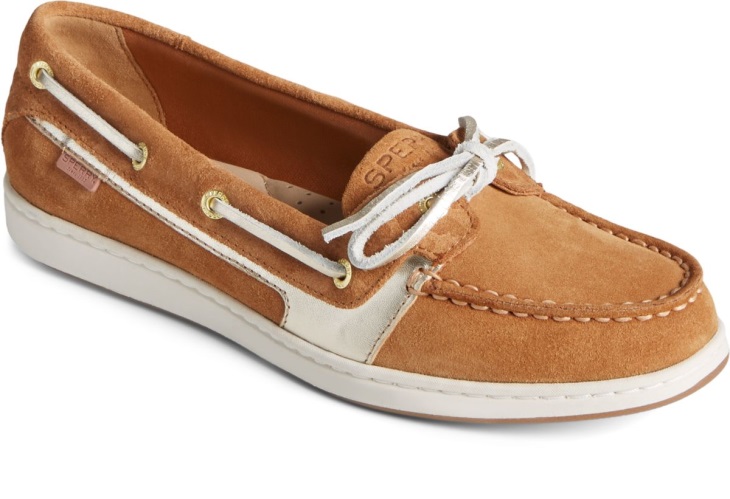 Starfish Cheetah Boat Shoe Tan Sperry