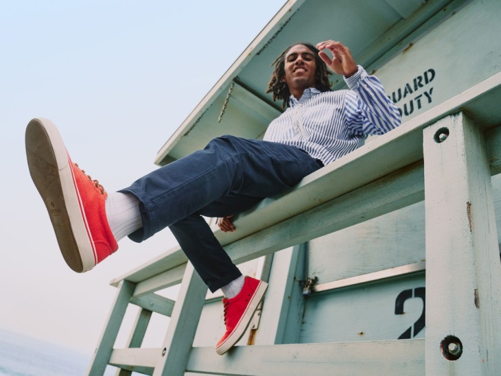 Striper II CVO Hemp Sneaker Sperry Red