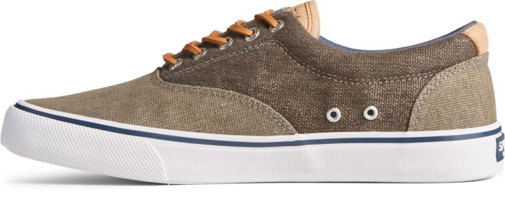 Striper II CVO Waxy Canvas Sneaker Olive Tonal Sperry