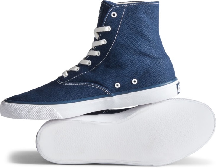 Unisex Cloud CVO Hi Core Canvas Sneaker Navy Sperry