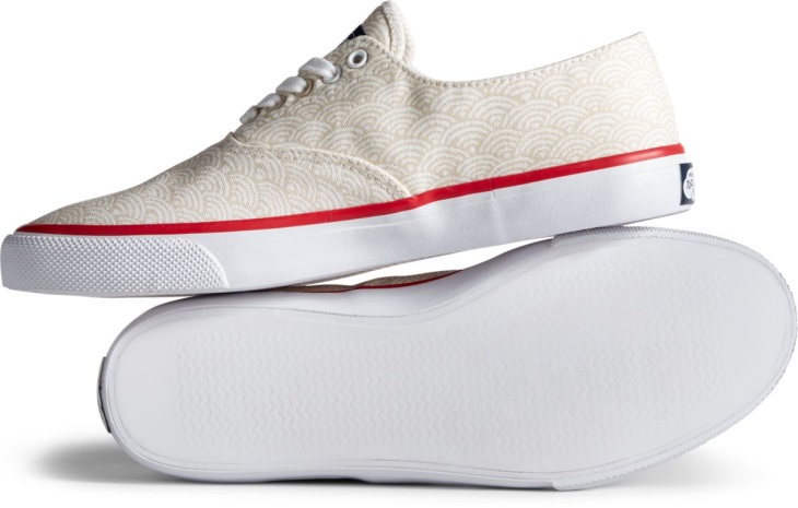 Unisex Cloud CVO Wave Print Deck Sneaker Sperry Birch