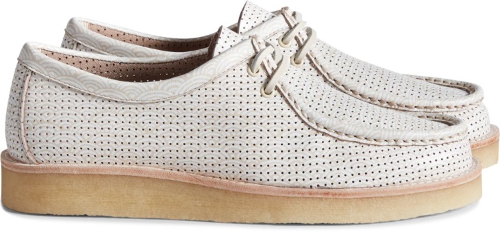 Unisex Cloud Captain's Wave Print Oxford Sperry Birch