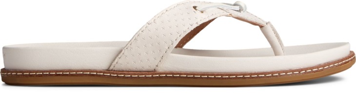 Waveside PLUSHWAVE Flip Flop Ivory Sperry
