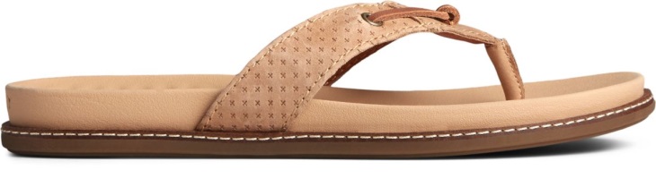 Waveside PLUSHWAVE Flip Flop Sperry Brown