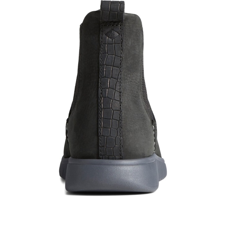 Women's Coastal Plushwave Chelsea Ankle Boots Black Sperry