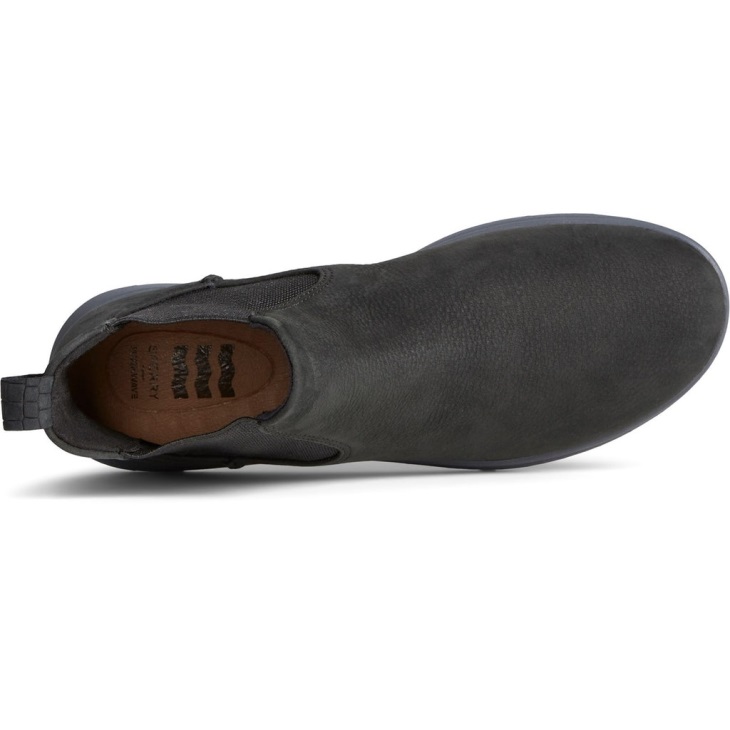 Women's Coastal Plushwave Chelsea Ankle Boots Black Sperry