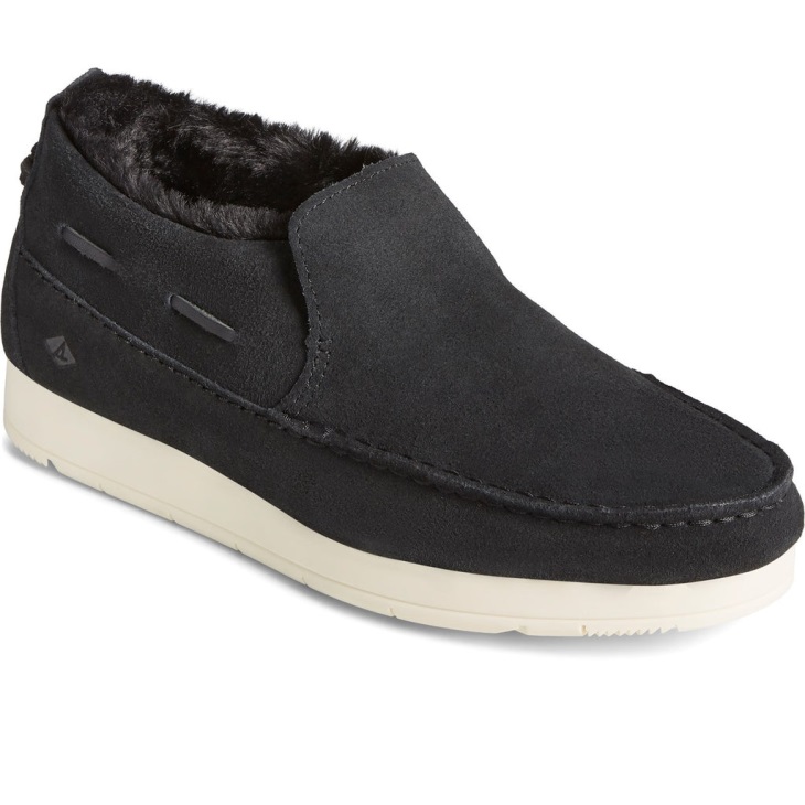 Women's Moc-Sider Basic Core Slip On Shoe Sperry Black