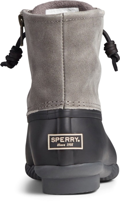 Women's Saltwater Core Mid Boot Black Grey Sperry