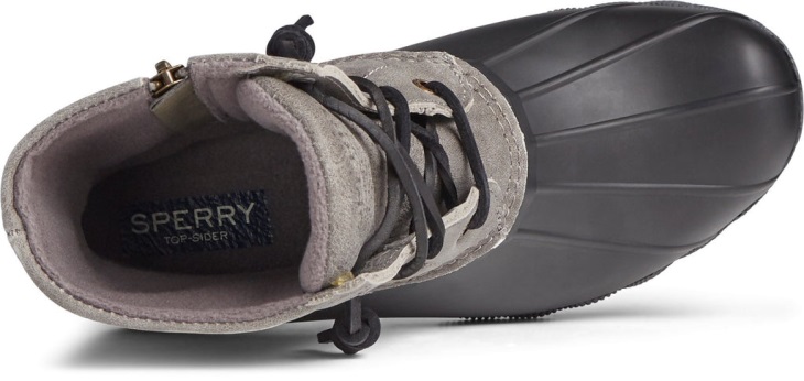 Women's Saltwater Core Mid Boot Black Grey Sperry