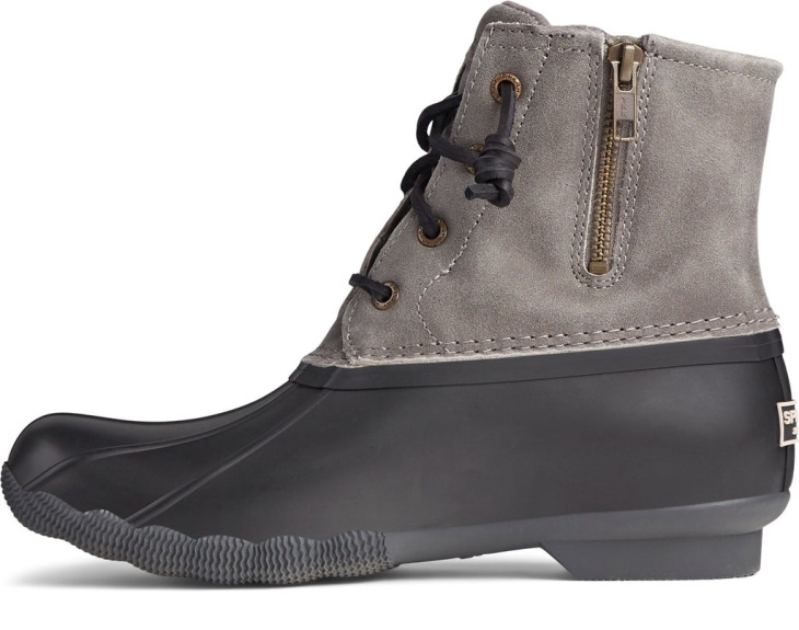 Women's Saltwater Core Mid Boot Black Grey Sperry