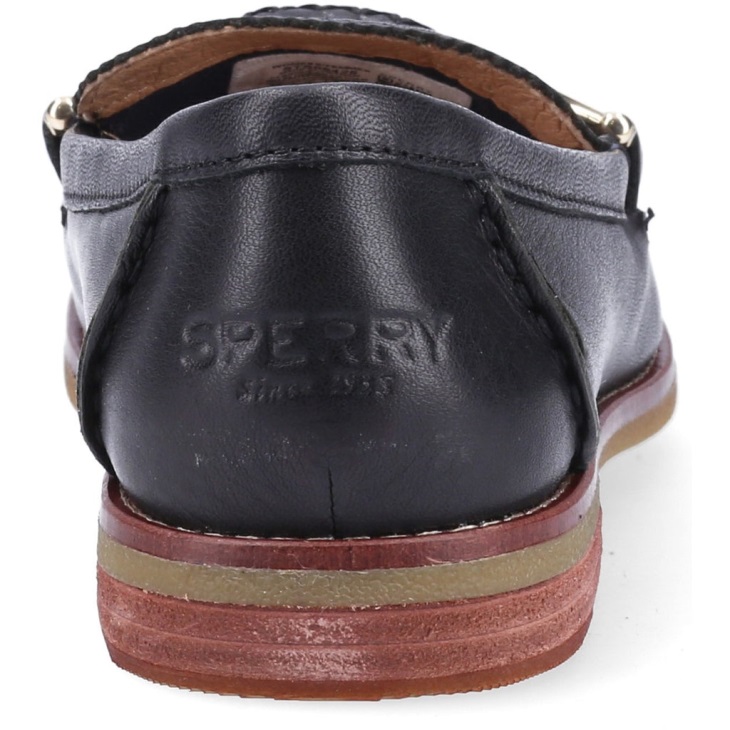 Women's Seaport Penny Plushwave Shackle Loafer Black Sperry