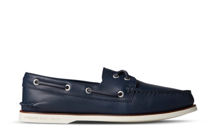 Men's Gold Cup Authentic Original Glove Leather Navy Sperry