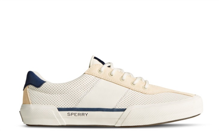 Men's Soletide Racy Sneaker Sperry White Navy