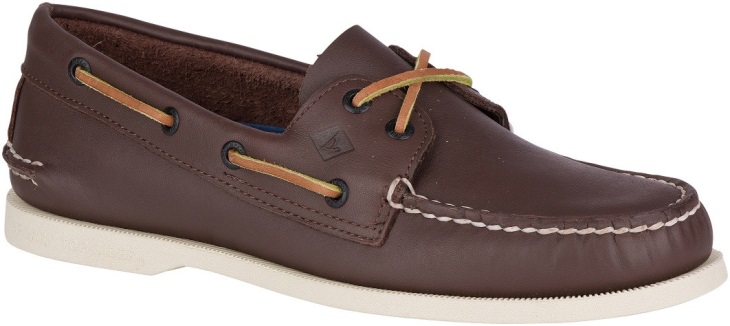 Men's Authentic Original 2-Eye Wide Boat Shoe Brown Sperry